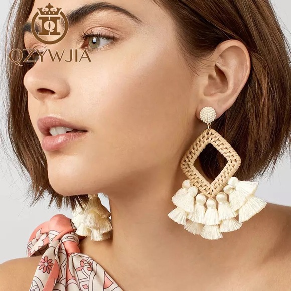 New Handmade Drop Earring For Women Bohemian - Picture 2 of 2